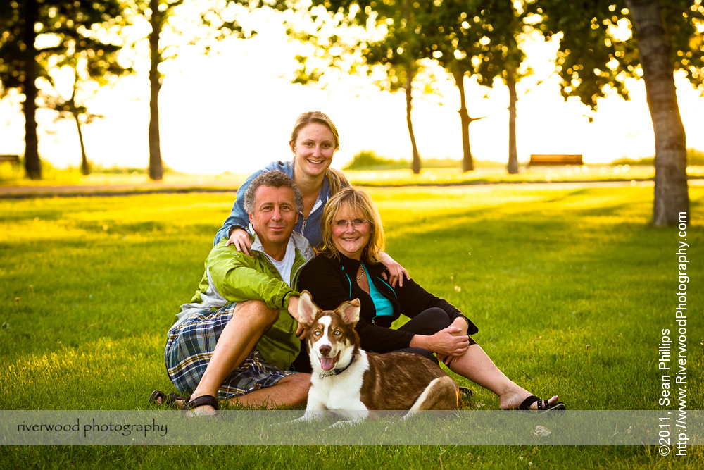 Family and Dog Photography at North Glenmore Park