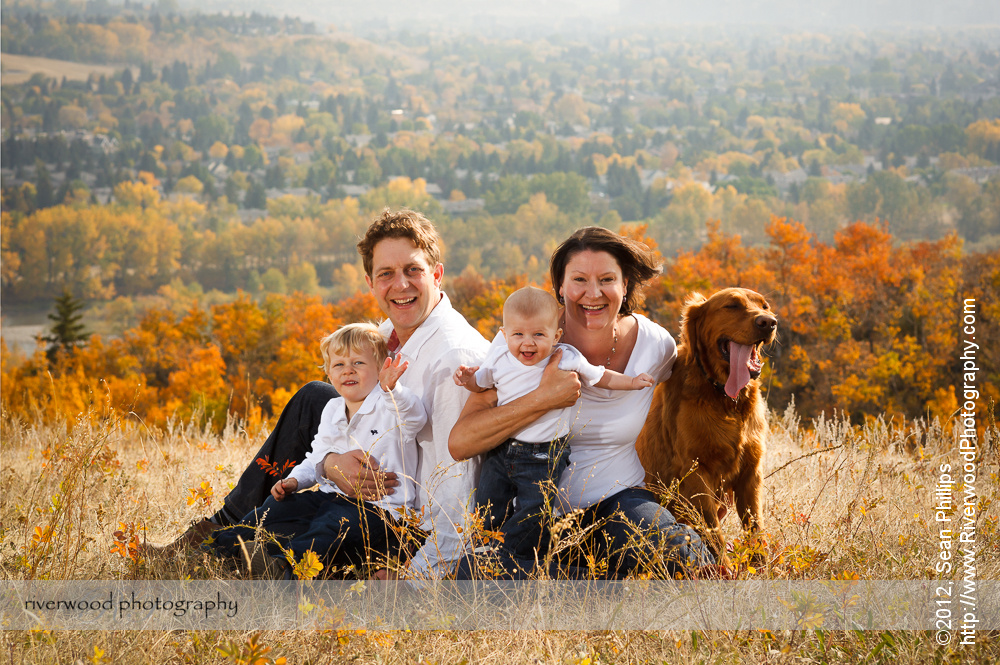 Fall Family Pet Portrait Session