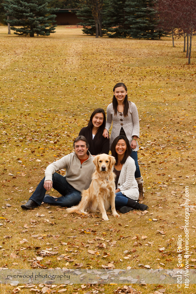 Family Fall Portrait at Edworthy Park